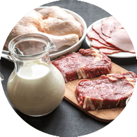 meats and dairy product