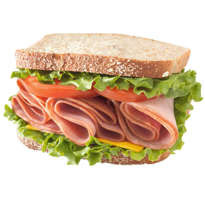a deli sandwich